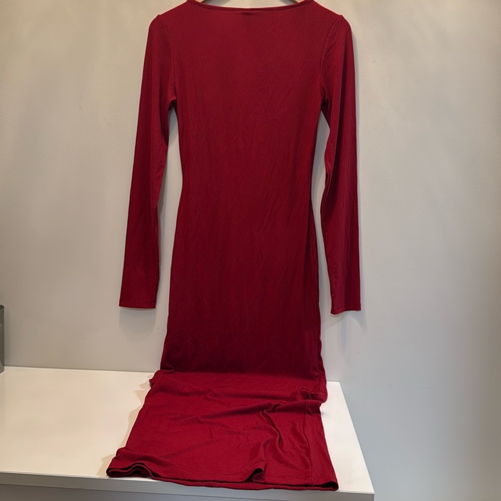 SKIMS Ribbed Cotton Maxi Dress - Picture 4 of 8